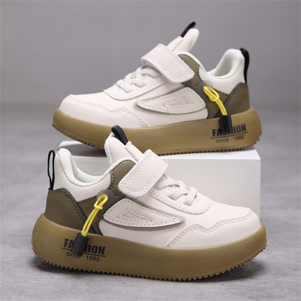 Tenisowe trampki dziecięce wiosna/jesień nowe chłopięce dziewczęce buty sportowe codzienne buty deskorolkowe skórzane miękkie podeszwy dziecięce małe białe buty