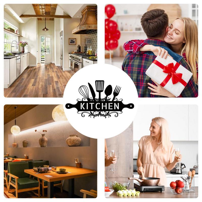 Kitchen Signs Wall Decor Rustic Black Wall Decor Country Farmhouse Decoration Farmhouse Cooking Kitchen Word Art