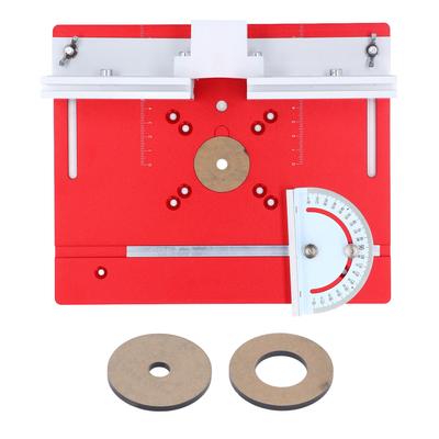 Router Table Insert Plate Aluminum Alloy Flip Board Woodworking Benches Router Table Plate for Routing Carving Milling