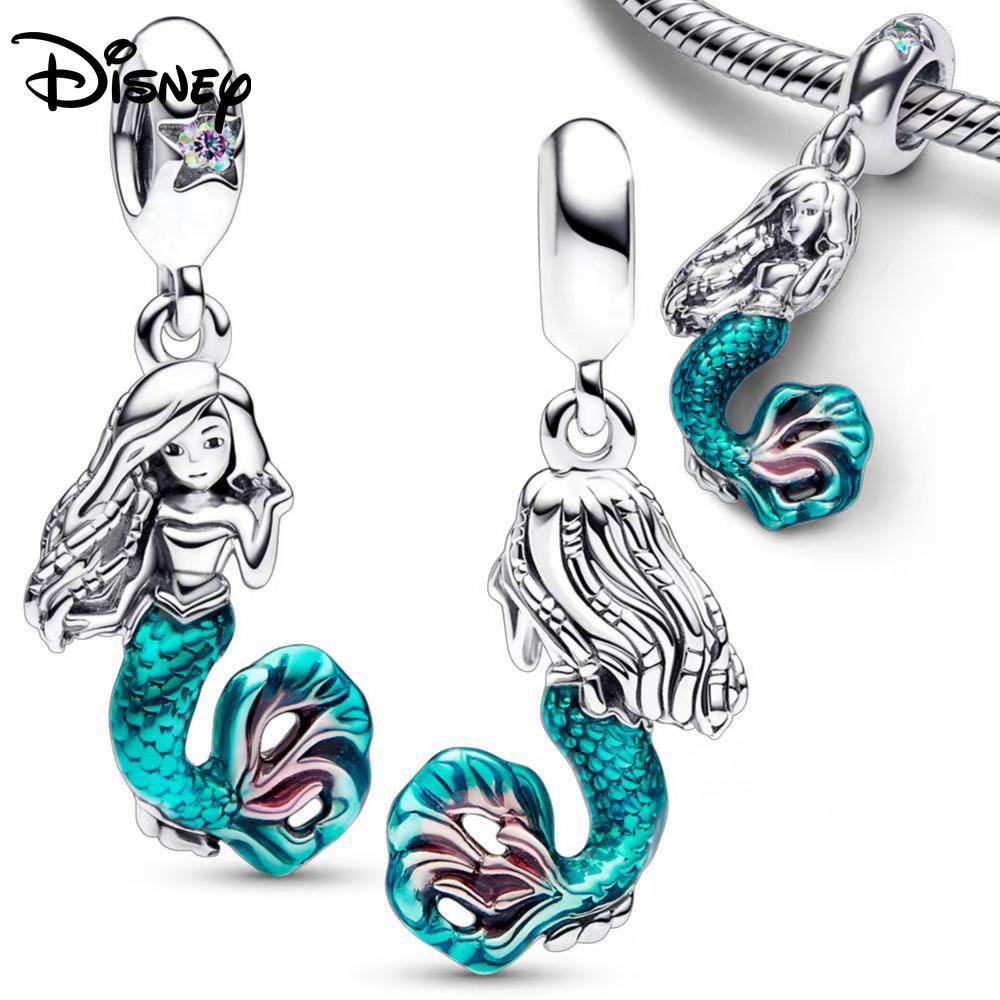 925 Silver Mermaid Series Boutique Charms Pendant Fit For Necklace Original Bracelet DIY Festival Women's Party Gifts