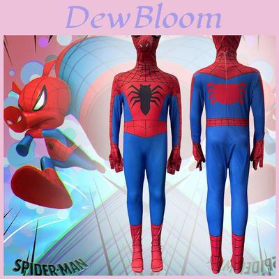 Spider-Ham Heldenkostüm aus Polyesterstoff für Cosplay und Halloween