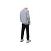 Skechers Sports Long Sleeve T-Shirt Loose Casual Round Neck Solid Color Sports Pullover Sweatshirt Men Tops Light-Gray L324M156-004F