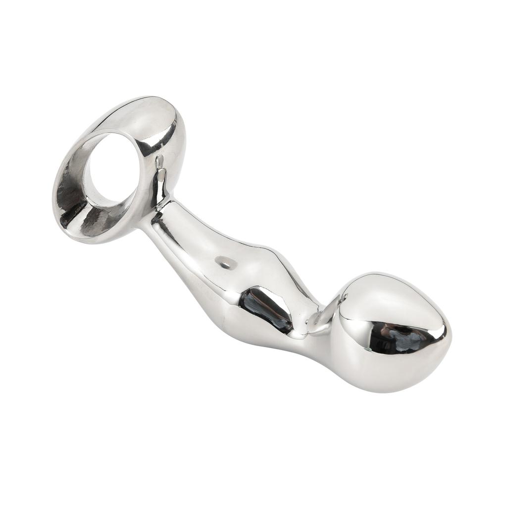 Stainless Steel Men's Prostate Stimulation Pull Ring Sex Product Adult Massage Toys