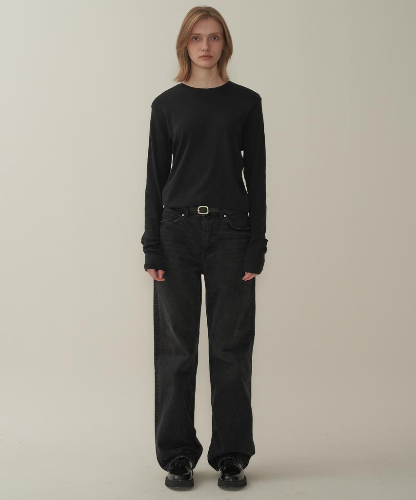MOTT Double Stitch T-Shirt - Black