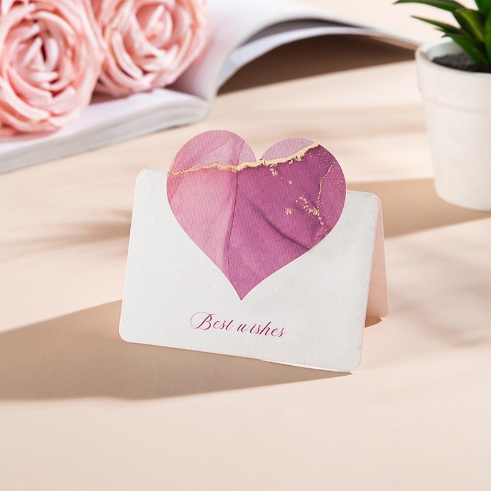 10Pcs Beautiful DIY Decoration Message Card Universal Valentine's Day Love Greeting Card Card Mother's Day