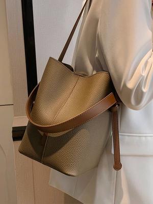 Crossbody Bag Women's 2025 New Bag, High-end Texture Niche Summer Super Soft Bucket Bag, Popular Commuter Bag This Year