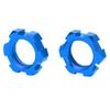 Splined Wheel Hex Hub Adapter Fit for Traxxas Slash 2WD Metal 12mm to 17mm Wheel Hex Adapter Red