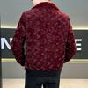 Men's European Winter Gold Sable Velvet Fur Lapel Jacket - Fashionable, Trendy, and Casual Outerwear