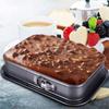 Carbon Steel Cheesecake Pan With Locking Clasp Easy Releases Mould For Dessert Nonstick Rectangular Bakeware