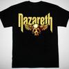 VTG Nazareth Band Men T-shirt Black Short Sleeve All Sizes