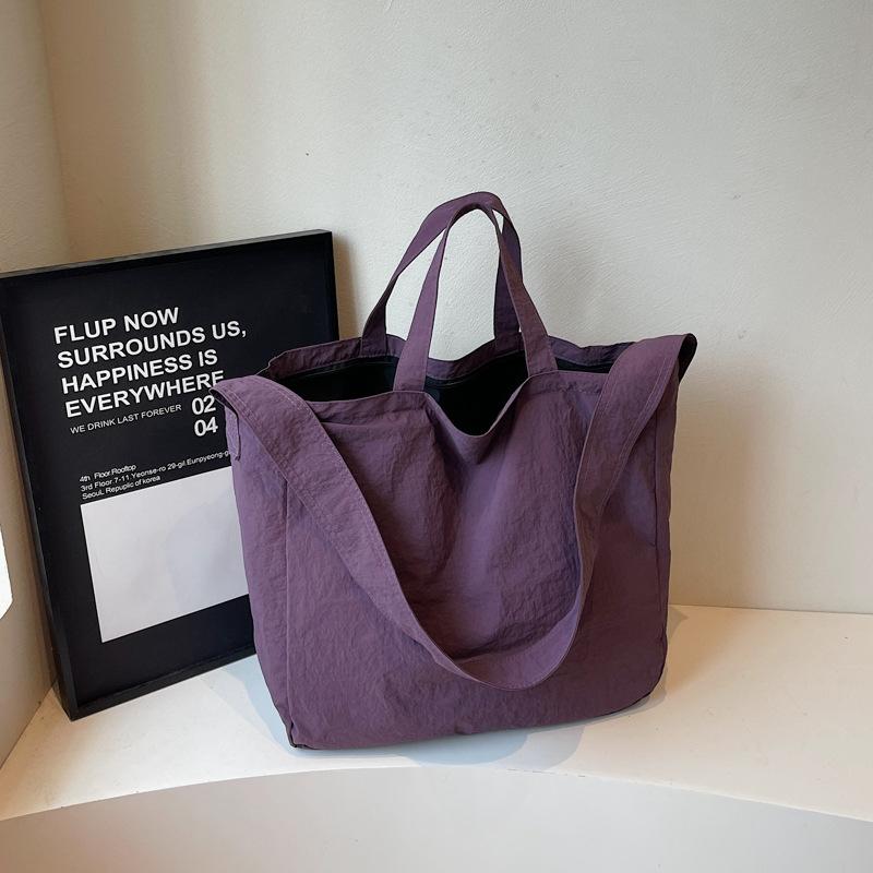 Large Capacity Bag Women's Autumn and Winter Versatile Lazy Wind Shoulder Messenger Bag Commuter Tote Bag