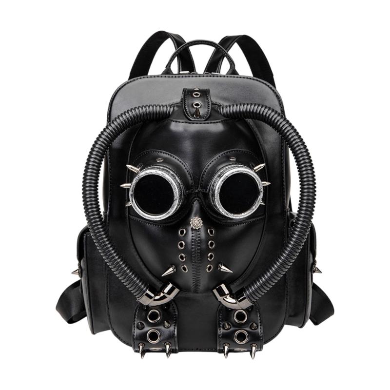 

PU Leather Backpacks Punk Rivets Travel Bagpack College/High School Bags Bookbags School Computer Bag Laptop Backpacks 1