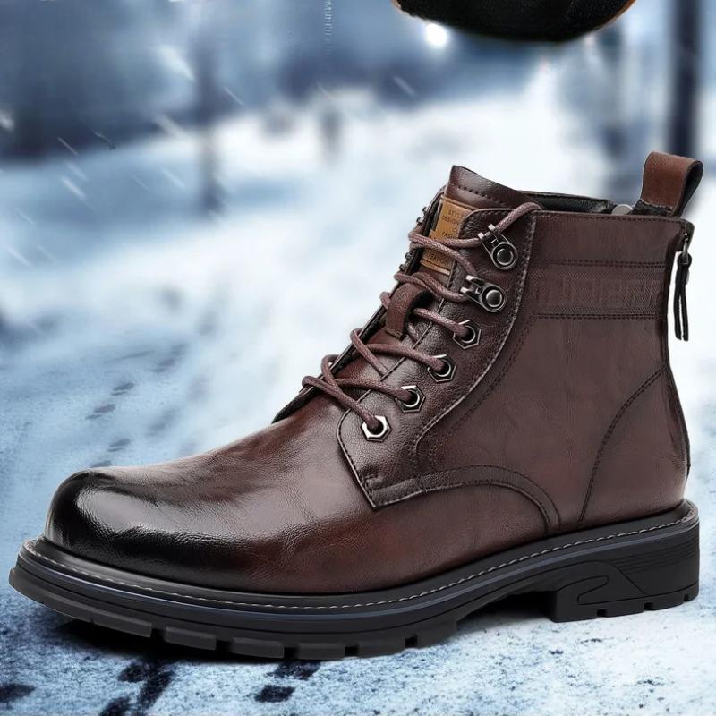 

Мужские ботинки Новые зимние тапочки Теплые мужские туфли Водонепроницаемые нескользящие плюшевые кроссовки Мужские теннисные туфли Ботинки Мужские кроссовки Зимние 44 коричневый