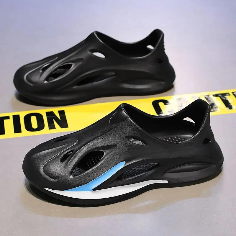 Beach Men's Sandal Ultralight Closed Toe Hole Shoes Buy Cheap Liquidation Casual Luxury Designer Daily Use Number 41 H Male Shoe