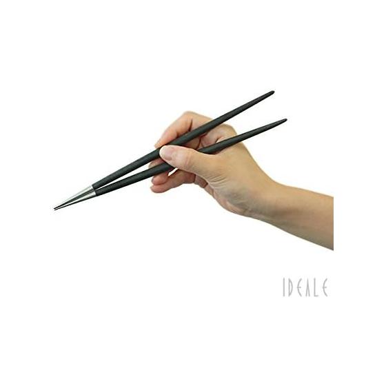 Cutipol GOA/Goa Black GO29 Chopsticks and Chopstick Rest Set