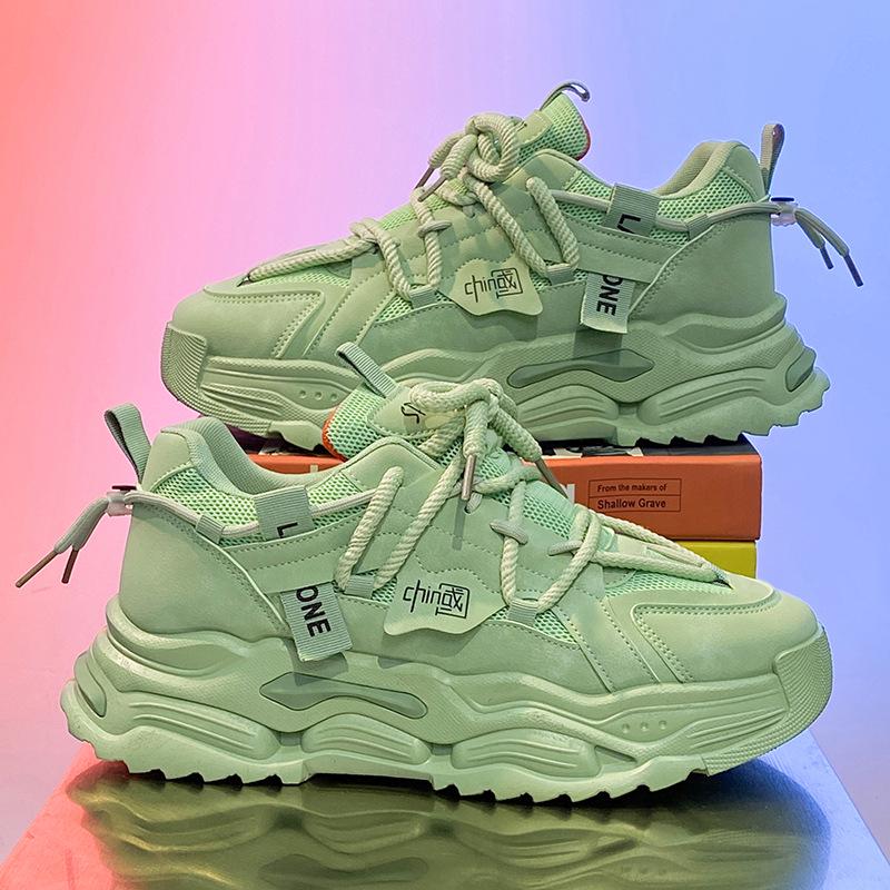 Men's Anti-Odor Thick Sole Casual Running Shoes – Trendy, Comfortable, Versatile for Teens