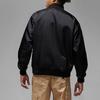 Jordan Alphabet Print Baseball Collar Long Sleeve Jacket Men Jackets Black DV7578-010
