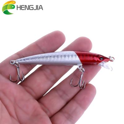1pc 6.1g/8.5cm Minnow Fishing Lure HENGJIA Plastic Wobbler Fishing Tackle
