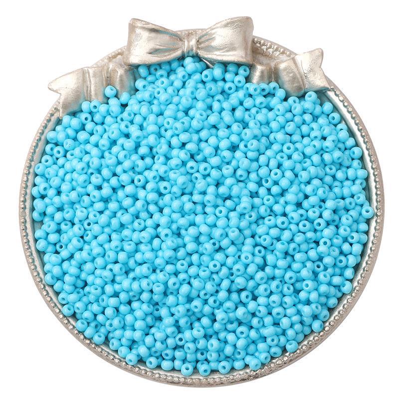 "2/3mm Solid Color Glass Rice Beads for Handmade DIY Jewelry: Bracelets & Necklaces"