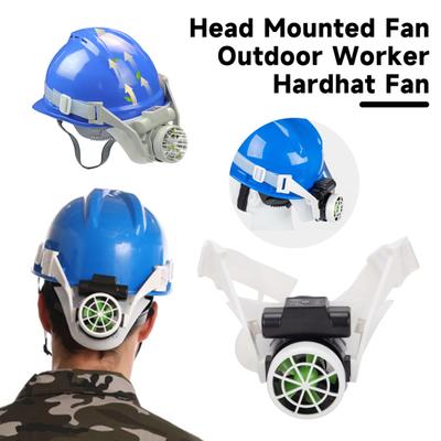 Head Mounted Fan Helmet Fan Safety Cap Fan 3 Gear Adjustment Strong