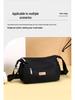 Water-Repellent Nylon Crossbody Bag for Middle-Aged Women, Large-Capacity, Multi-Layer, Versatile Casual Shoulder Bag.