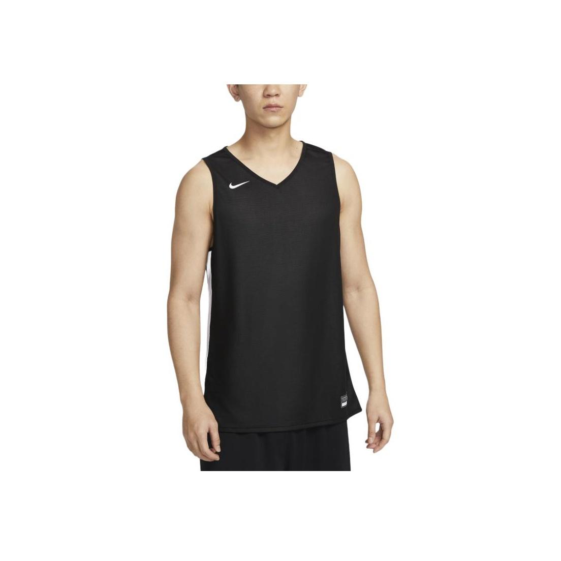 

Nike Stock V-Neck Breathable Sports Basketball Vest Men Vests Black IB8827-010 L