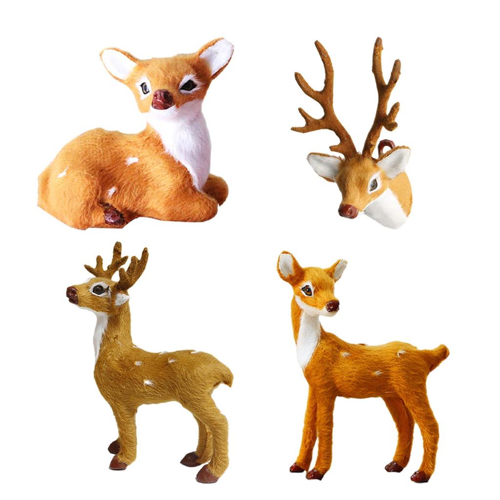 Deer Ornament Practical Creative Home Decoration for Car Bedroom Desktop