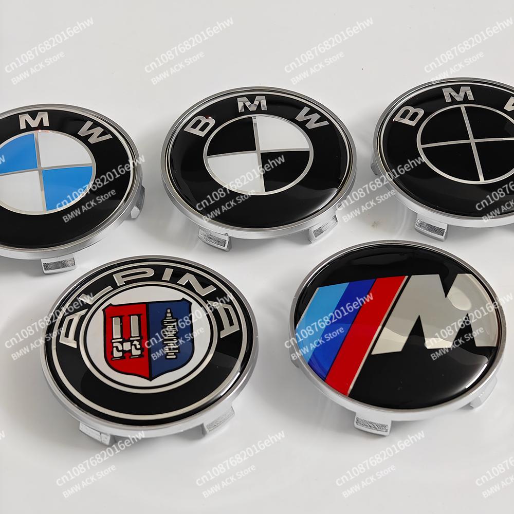 MLKQ6 4Pcs 68MM Car Wheel Center Caps For BMW F20 F22 F23 MF10 MF12 MF13 F85 F86 E90 E91 F32 F33 F34 F36 F10 F11 F18 F06 F12 F13 F01