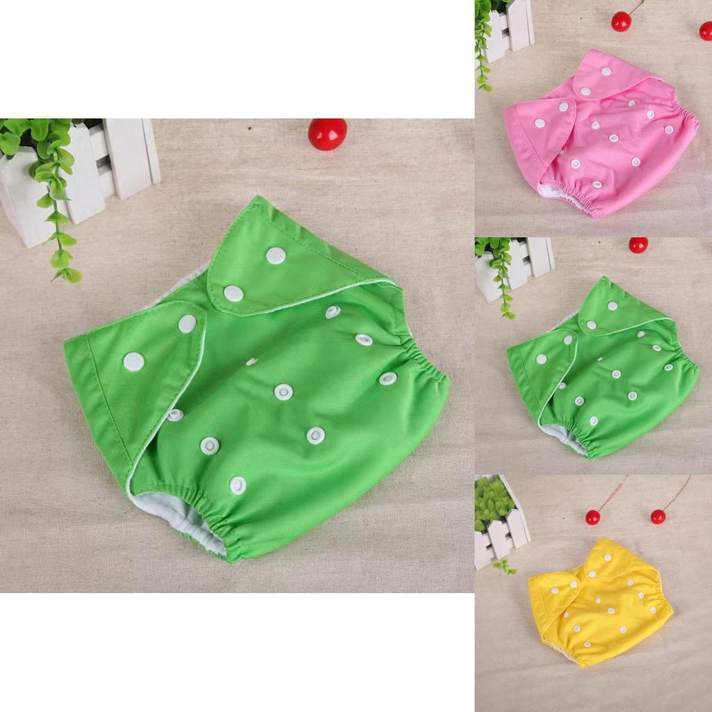 Baby Einfarbig Kleine Waschbare Stoffwindel Verstellbar Dünn Dick Netz Fleece