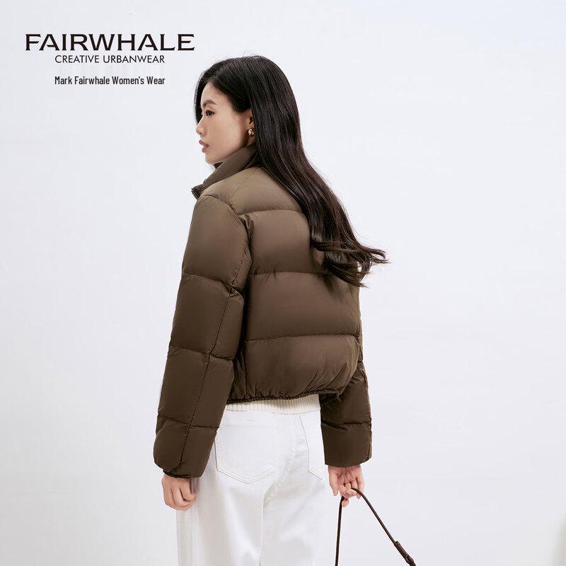 Mark Fairwhale Women's 2025 Windproof Stand-Collar Short Down Jacket