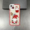 New Year Gifts Snow Elk Merry Christmas Phone Case for IPhone 13 12 11 14 Pro Max Mini 14 Plus 12MINI Creative Transparent Cover