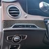 For Mercedes-Benz S-Class W222 2013- Real Carbon Fiber Sticker Dashboard Lane Assist Panel Car Accessories Ide Decorative