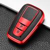 ontto Smart Key Key Key Holder Soft Premium Fits 70 Land Cruiser Soft Silicone Key 2 Red Toyota-specific Case, Cover, - Stylish, Touch, Quality, C-HR,
