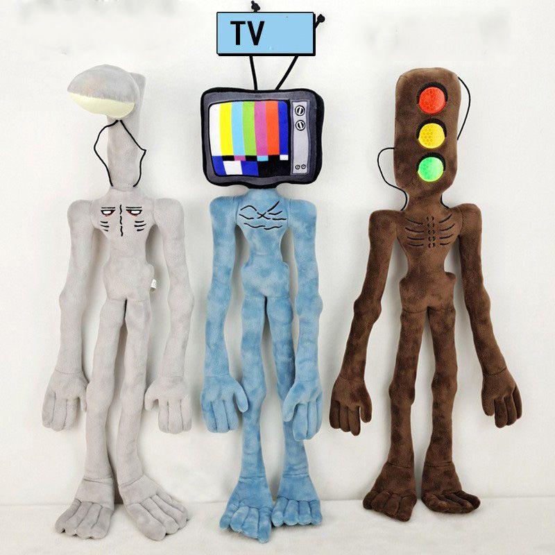 Cuddly 21" Anime Scp Siren Head Plush Toy Bendable Doll For Horror Fans