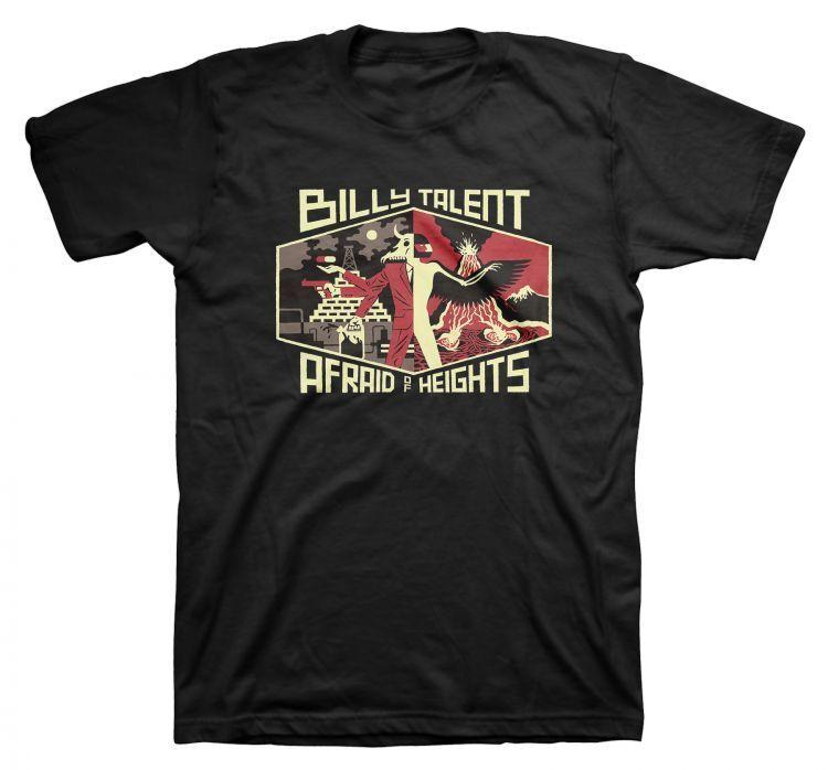 

Футболка унисекс с надписью «Billy Talent Afraid Of Heights Araca Merch» S