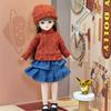 Thick Hair 30cm Bjd Doll Korean Makeup Look 1/6 BJD Doll Mini Girl Toy  Girls Gifts