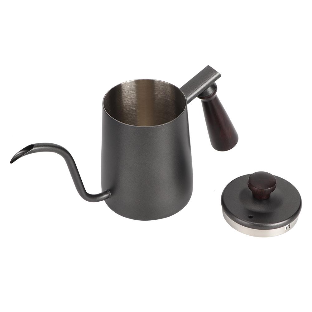700ml Stainless Steel Water Tea Coffee Pot Long Narrow Spout Kettle for Home Use