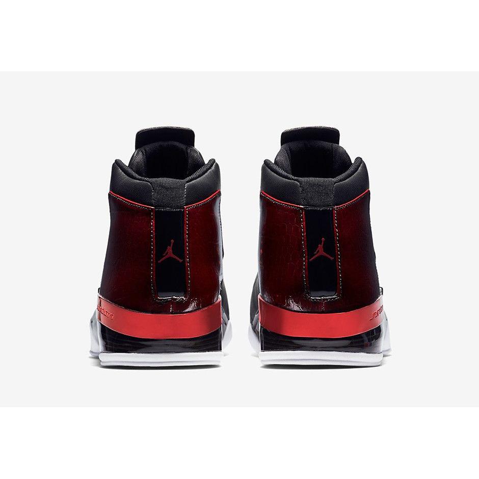 Air Jordan 17+ Retro 'Bulls' (Unisex) Černá / Gym Red / Bílá Vintage Basketbalové boty 832816 001