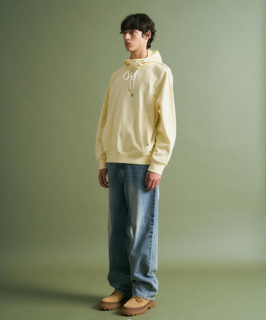 Balaclava Nylon Hoodie Butter Cream