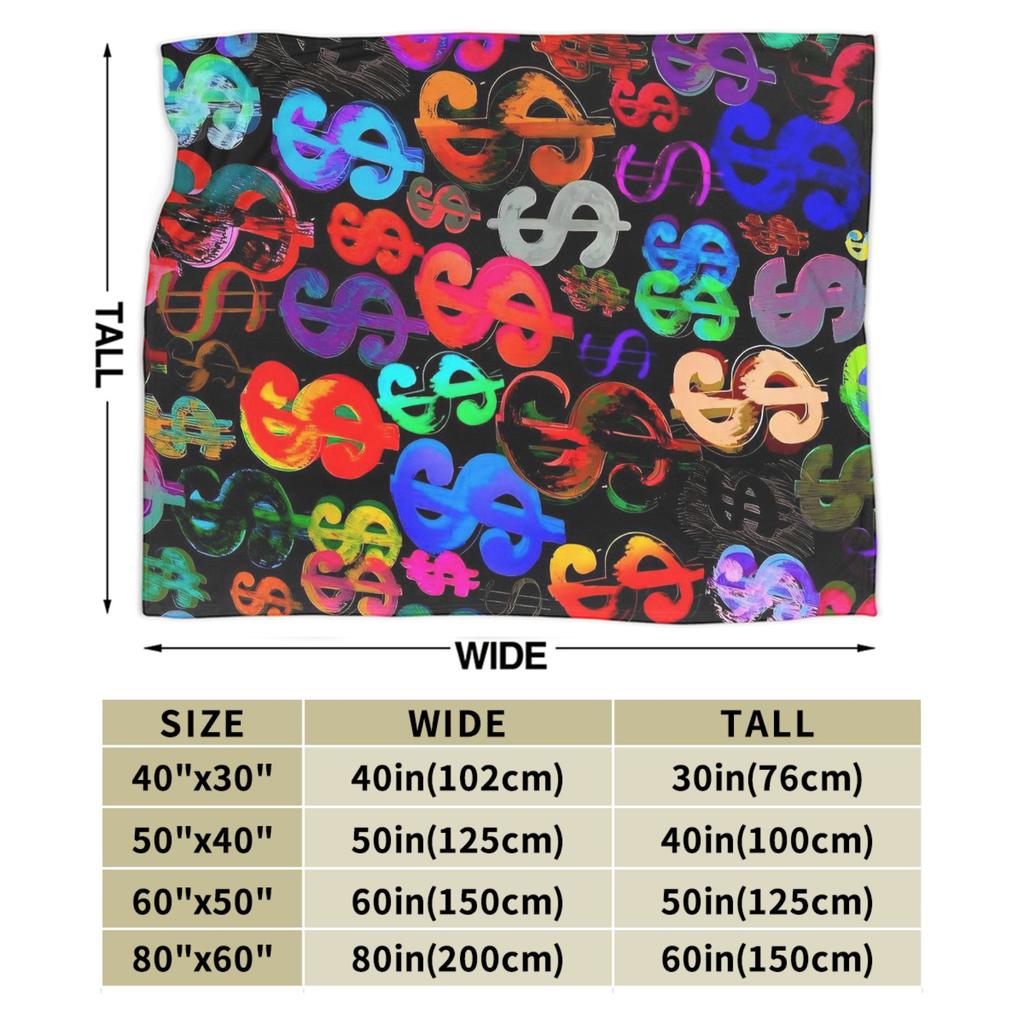 Play money Flannel Blanket Warm Soft Throw Blanket for Home Decor Picnic Comfortable Bedspread Sofa Bed Cover