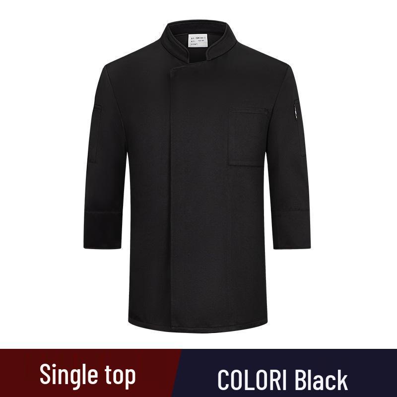 Autumn Short-Sleeve Chef Uniform for Hotel Catering and Kitchen Staff