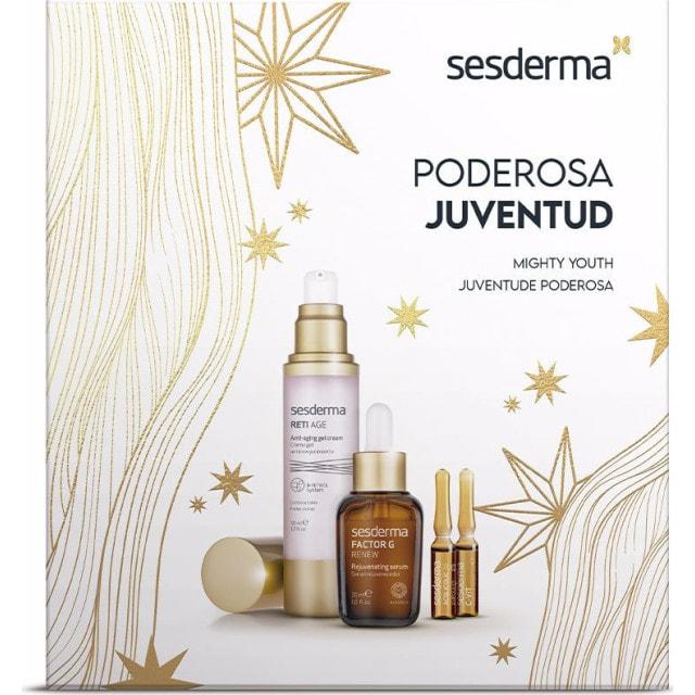 

Набор Sesderma Poderosa Juventud Set: Антивозрастной концентрат для лица Восстанавливающая сыворотка Ампулы для лица с витамином С