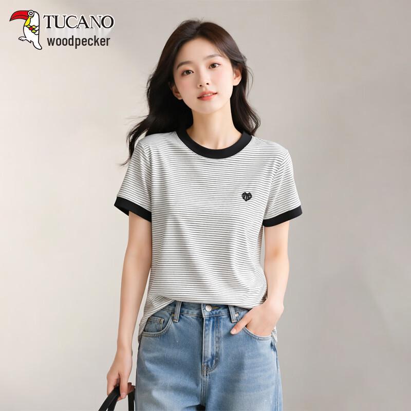 TUCANO Women s Striped Short Sleeve T-Shirt S
