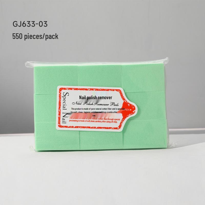 Lint-Free Nail Polish Remover Pads - Professional Cotton Pads for Nail Salons