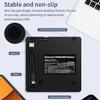 2-in-1 USB3.0 Type-C Slim External DVD Burner RW CD Writer Drive Burner Reader Player Optical Drives Portable For Laptop Desktop