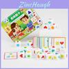 Wooden Fun Dice Toy For Kids Educational Logic And Shape Recognition