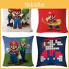 Super Bros Mario Pillow Cover Car Home Living Room Sofa Bedroom Cover Cushion