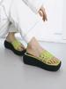 Chertoi Seoul Fluffy Platform Sandals 3 Colors (Type A)