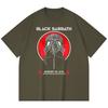 T-shirt Heavy Metal 230 g/m² 100% Bawełna Z Nadrukiem Zespołu Rockowego Popularnej Muzyki Unisex Ciężki Bawełniany T-shirt