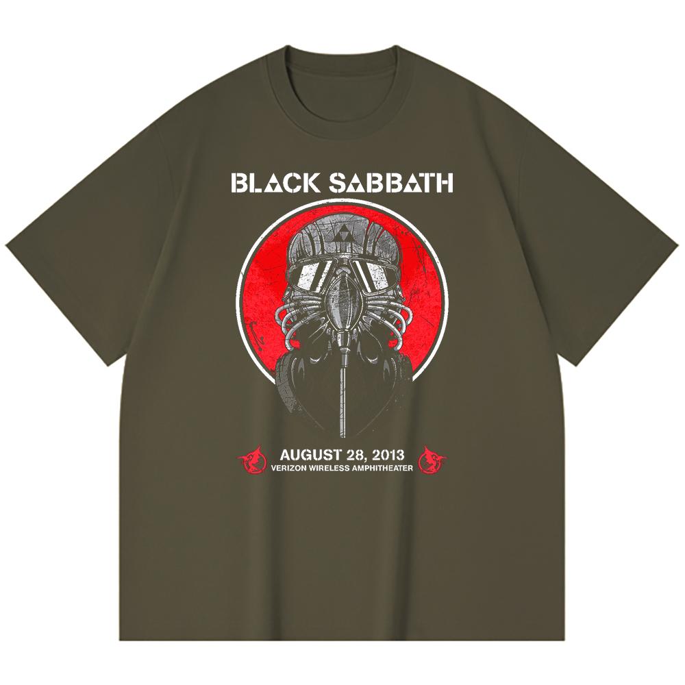 T-shirt Heavy Metal 230 g/m² 100% Bawełna Z Nadrukiem Zespołu Rockowego Popularnej Muzyki Unisex Ciężki Bawełniany T-shirt